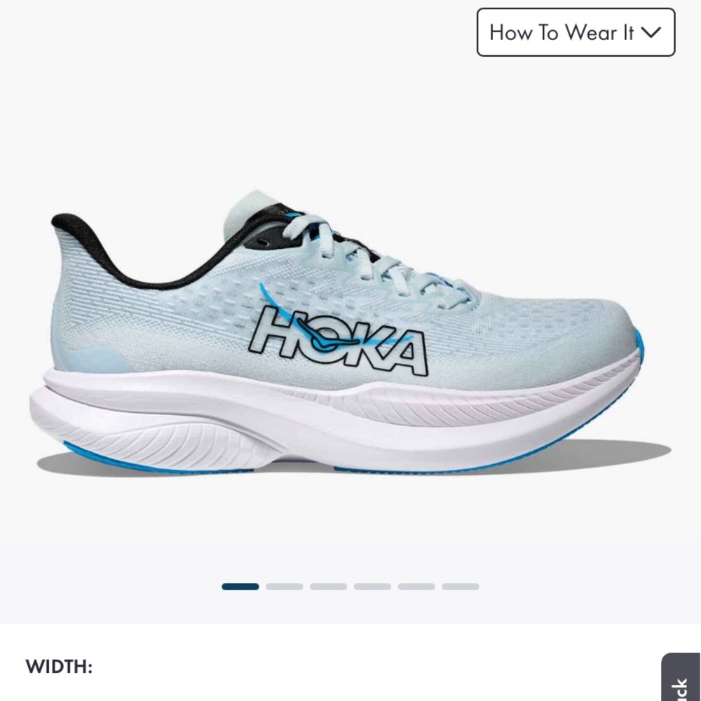 Hoka Women's Sky Blue Athletic Shoes